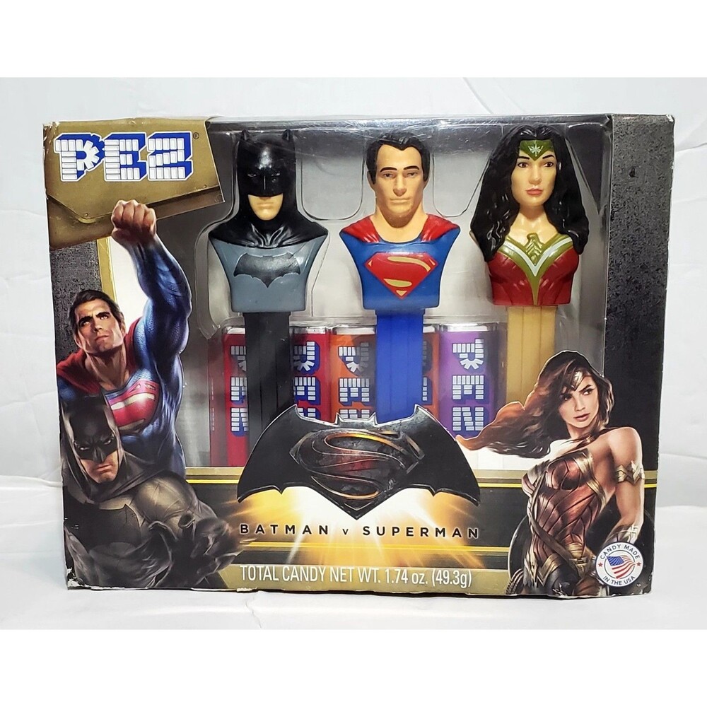Pez Dispensers Batman v Superman : Dawn of Justice Wonder Women Superman Batman
